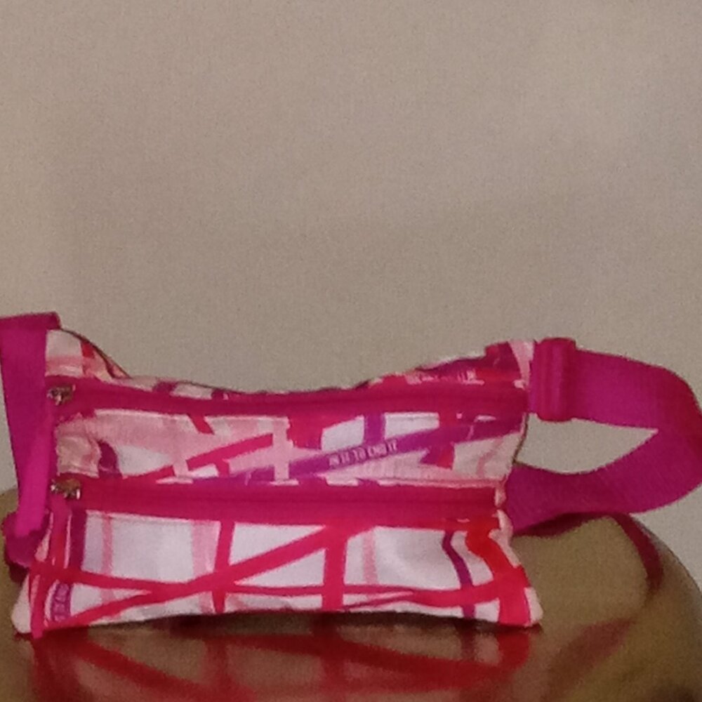Pink/White Fanny Pack